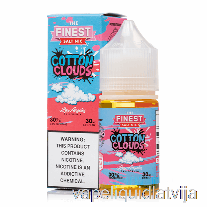 Kokvilnas Mākoņi - Finest Candy Edition Salt Nic - 30ml 30mg Vape Liquid